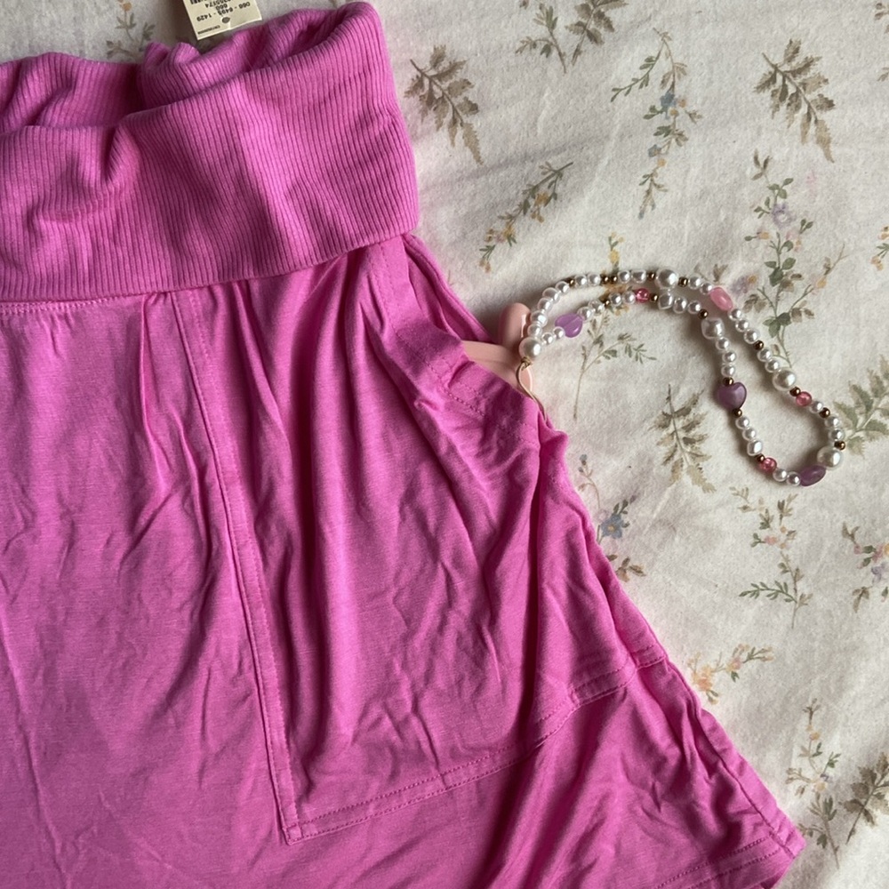 Aerie pink lounge shorts with side pockets size XXL great condition never worn - Picture 2 of 9